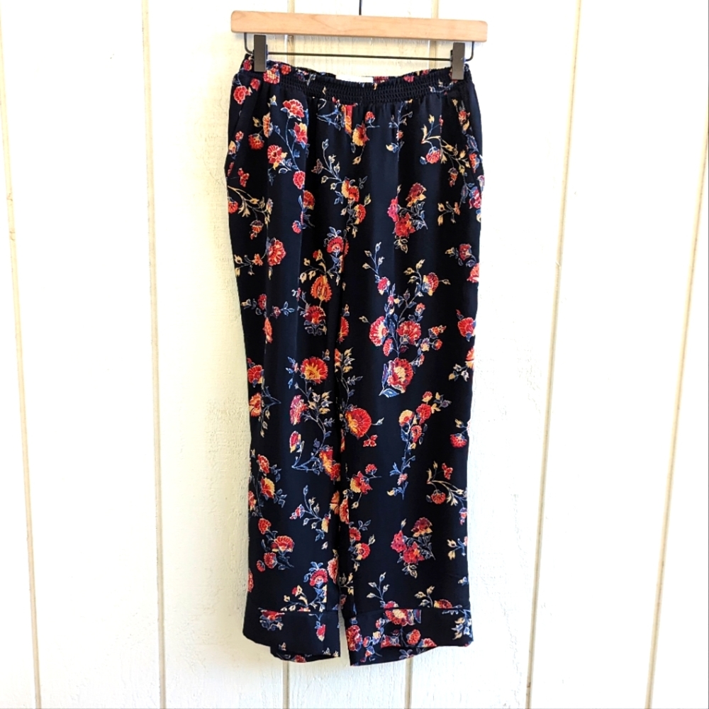 Joie Silk Floral Pants XS